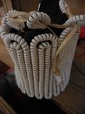 FUN!! Made out of Phone Cords..Mid Century Purse