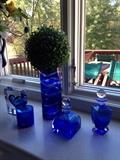 Beautiful Cobalt Glass Collection