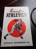 Kansas City Athletics 1965 Official Scorebook