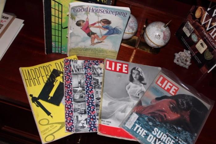 Vintage Magazines - Life, Harper's Bazaar, Good Housekeeping and More 