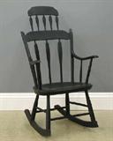 19th c Comb back rocker