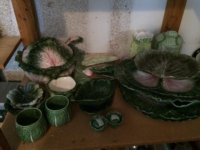 Fitz & Floyd cabbage serving ware