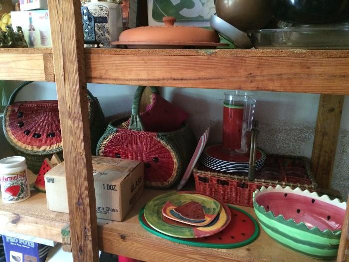 Watermelon collection - including 3 picnic sets