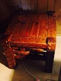 Wood End Table