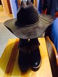 Cowboy Boots and Cowboy Hat