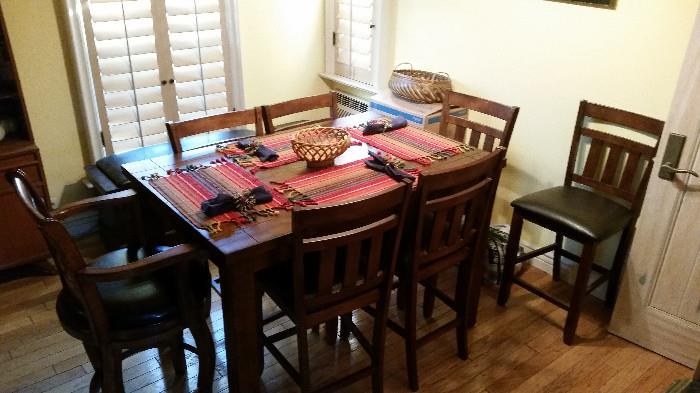 The dining room table & chairs.  Perfect for your place.