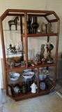 A display cabinet with an assortment of items, ready for your perusal.