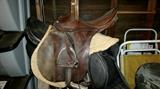 Another of the three saddles available.  This one is of unknown maker, but is in good condition.