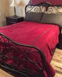 Queen Scroll Metal Bed