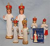 Chalkware Religious Figures