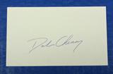 Dick Cheney Autograph