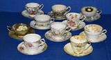 Selection Tea Cups & Saucers
