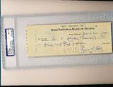 1946 Ty Cobb Signed Check PSA/DNA Graded mint 9. Really High End Cobb Signature.