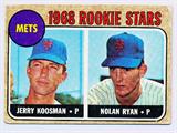 1968 Topps Baseball Card Nolan Ryan Rookie