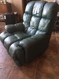 Leather recliner