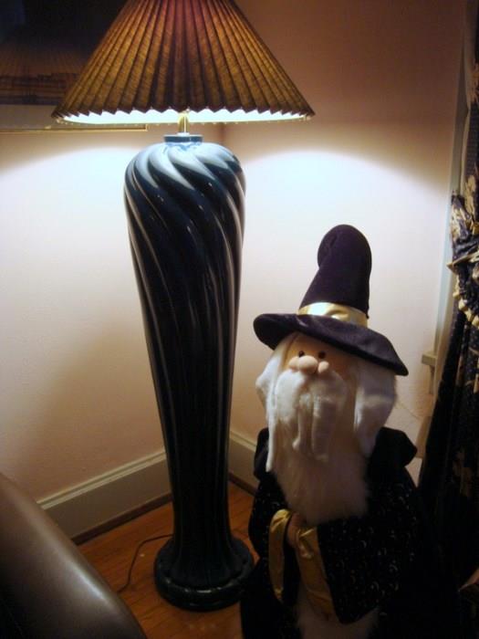 Floor Lamp and Large wizard