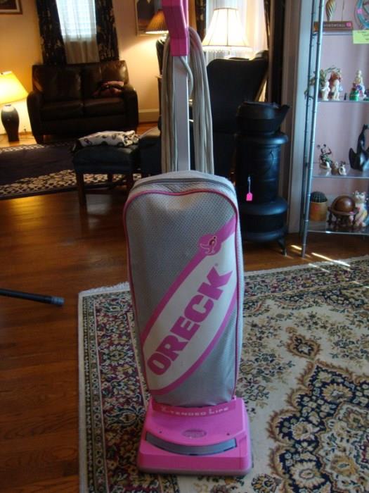 Pink Oreck Vacuum 
