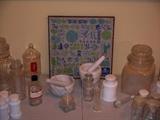 Pharmacy Jars, and Mortar and Pestles  