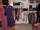 Vintage clothes and purses