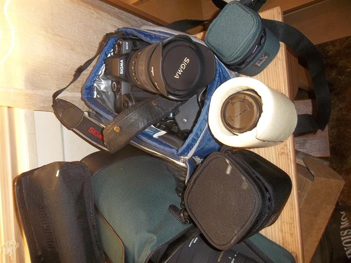 Camera and many lenses