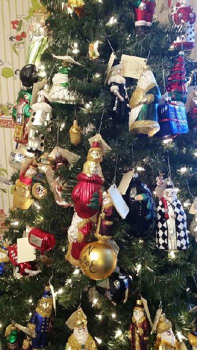 Hundreds of Patricia Breen Ornaments