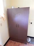 Large metal 2 door wardrobe cabinet