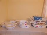 vintage corning ware many patterns