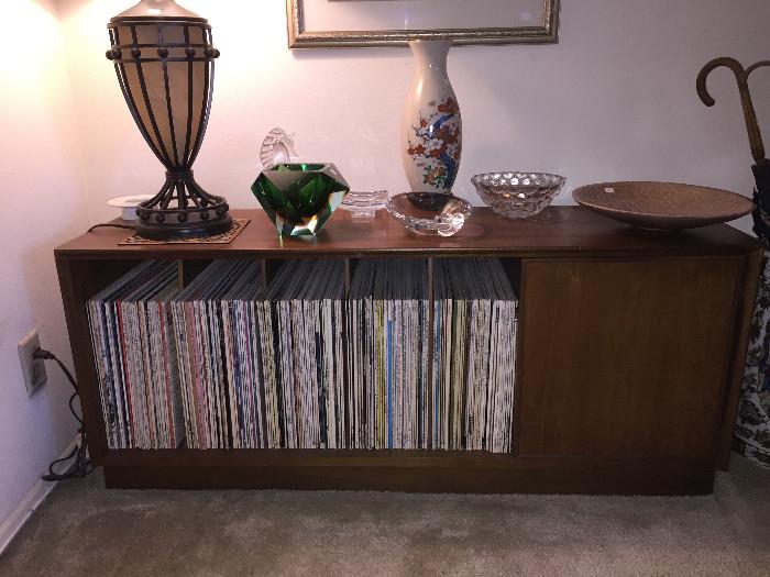 Mid Century Modern Record Cabinet