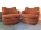 Ed Wormley Swivel chairs for Dunbar