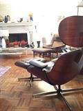 Plycraft Eames Style Lounger and Ottoman
