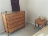 Russell Wright for Conant Ball Dresser and side table
