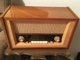 a large antique radio, still works!