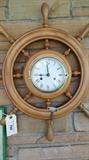 Ship's Wheel Clock