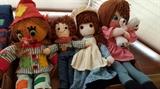 Vintage Cloth Dolls, Scarecrow, Holly Hobby