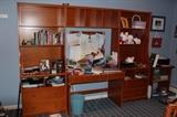 Large Wall Unit with Desk & Drawers