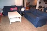 Blue Sofa & Love Seat