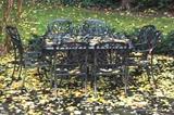 Square Patio Table & 8 Chairs