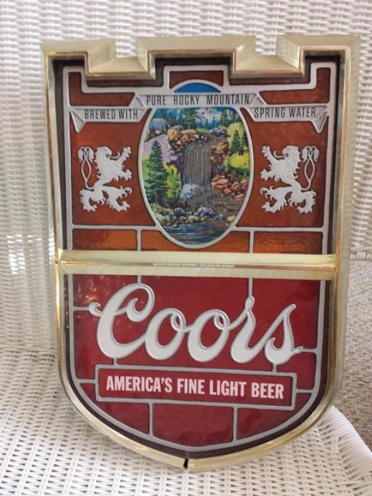 Coors Beer Sign