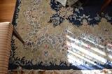 Royal blue oriental rug