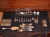 Silverplate flatware set