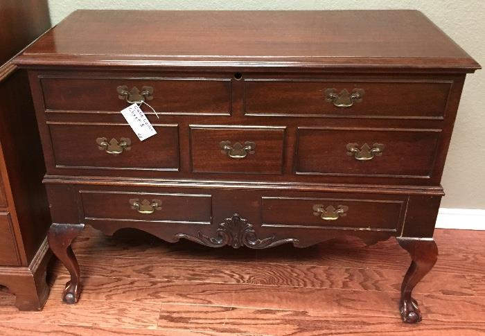 Chippendale style low boy dresser.