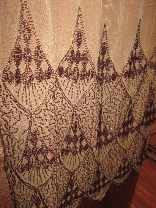 Detailed Bead Work Of 1920s dress!