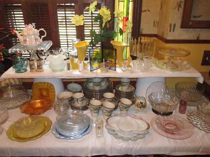 Lenox, Fair Lady China and other nice glassware.