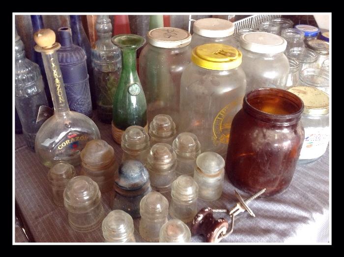 Lots of old bottles.. More than pictured here
