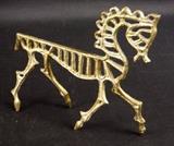Lot 284 Vintage Brass Decorative Horse Figurine