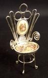 Lot 340 Vintage Ornate Miniature Decorative Chair