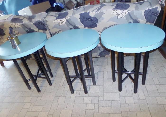 Mid century home made occasional tables