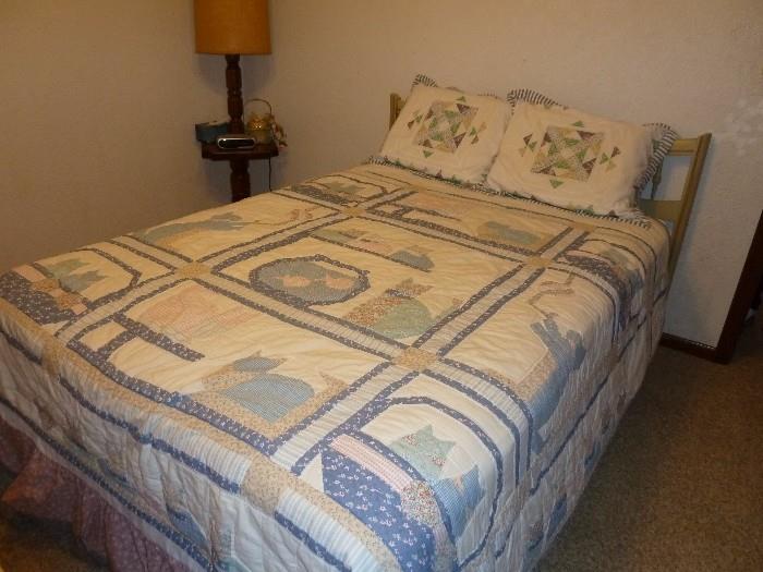 Quilts, French Provincial Headboard(mattress and frame) gift with a purchase