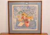 Limited Edition Lithograph by Marcelino Rodriguez - "The Letter", Signed, 71/200