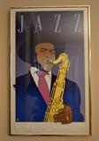 Framed Jazz Poster
